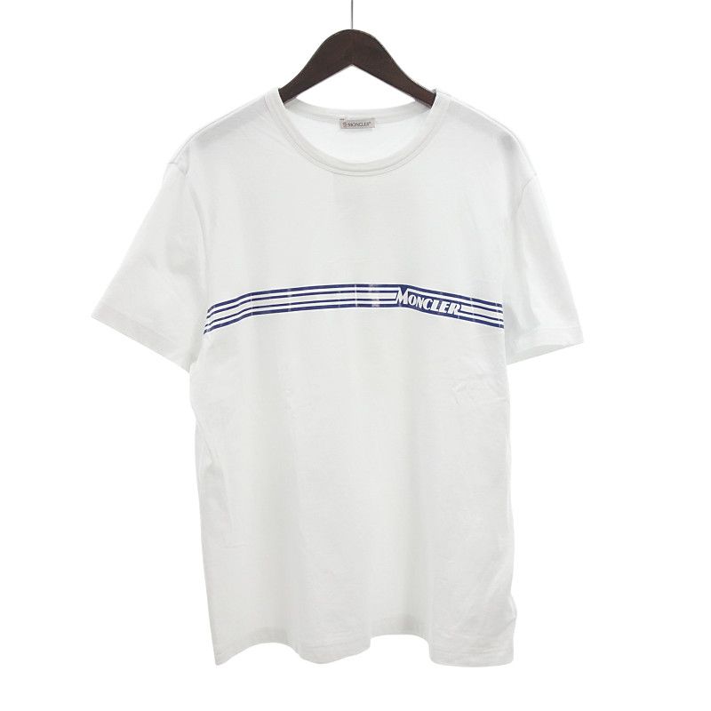 モンクレール|MONCLER MAGLIA T-SHIRT マグリア 半袖 Tシャツ カラー|ホワイト サイズ メンズXXL
