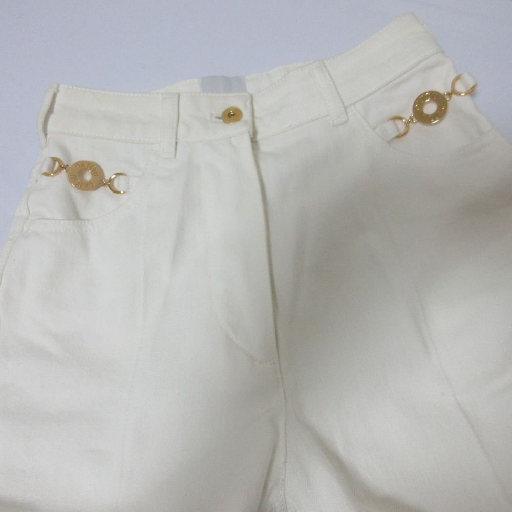 良品 23SS PATOU パトゥ サークルロゴ金具 オーガニックコットン  