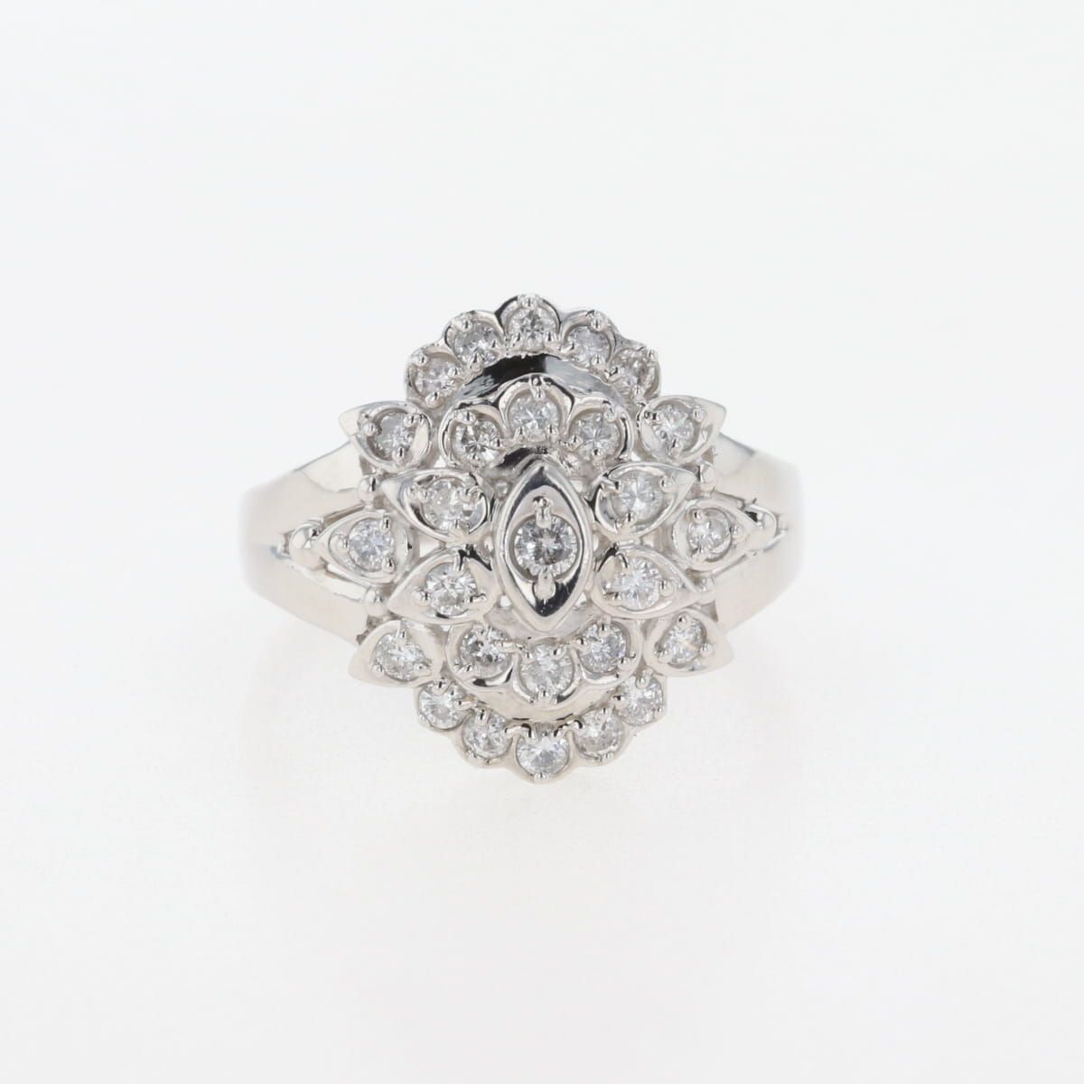 ダイヤモンド デザインリング 約12.5号 Pt900