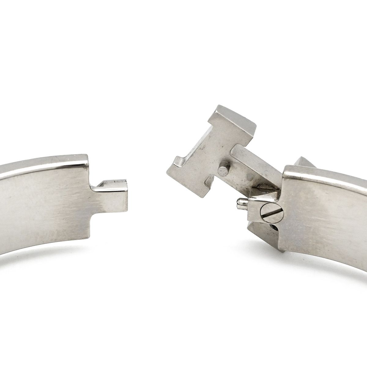 エルメス HERMES ブレスレット クリックH PM メタル エナメル パープル×ネイビー ネイビー グラデーション Hブレス クリッククラック FORTGASGNV_COM_BR