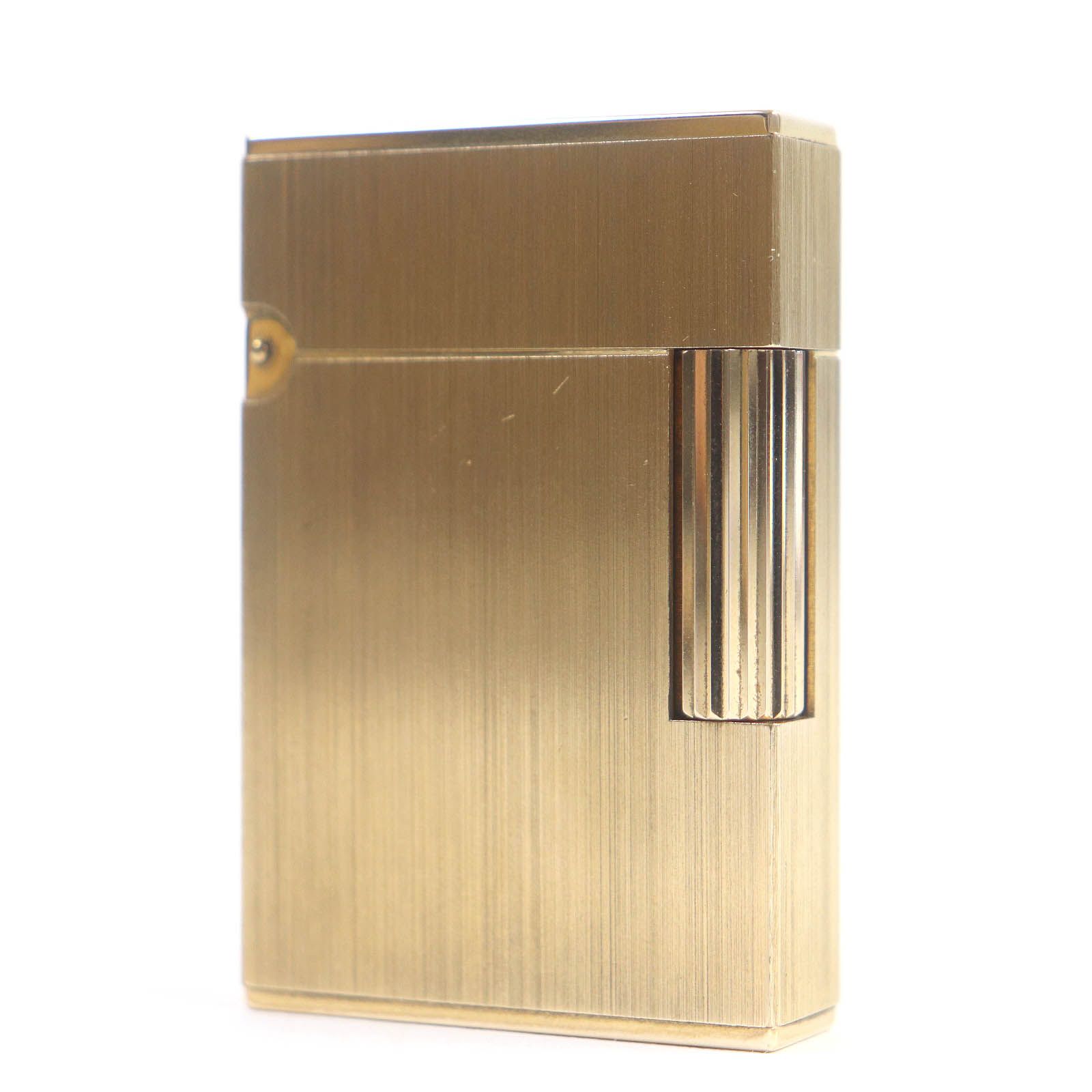 デュポンライター ヘアライン 箱付 箱付 S.T.Dupont デュポン ライター ライン2 ヘアライン シルバー