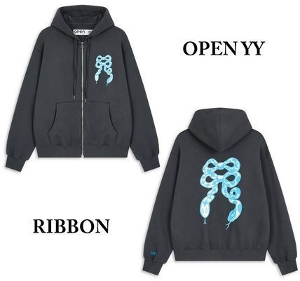 タイムセール 半額 オープンワイワイ YY OPEN パーカー HOODIE SNAKE RIBBON BLUE パーカー