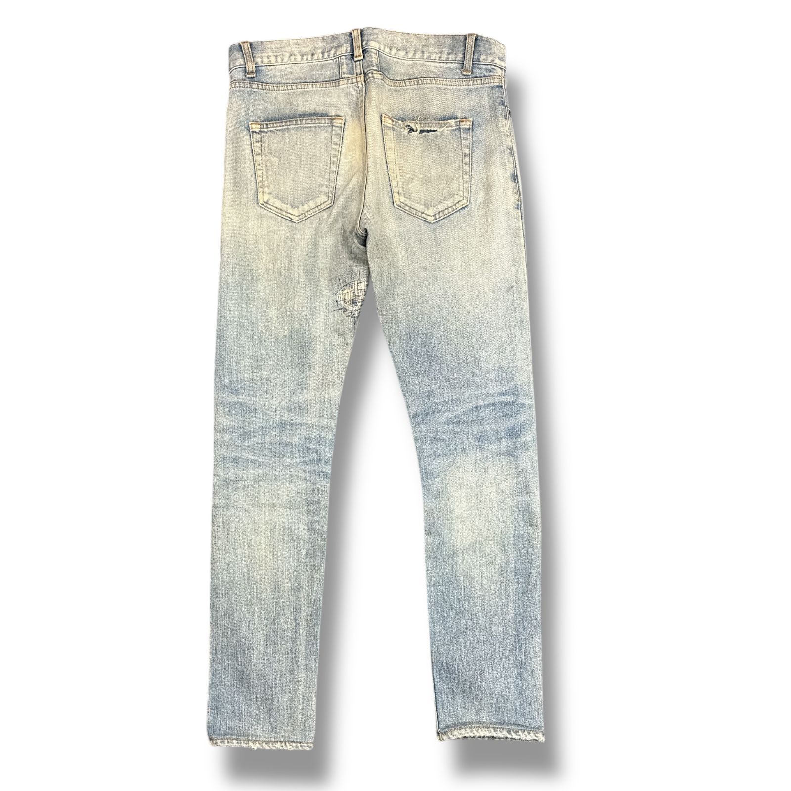 SAINT LAURENT】17SS ダメージデニム ダメージスキニージーンズ