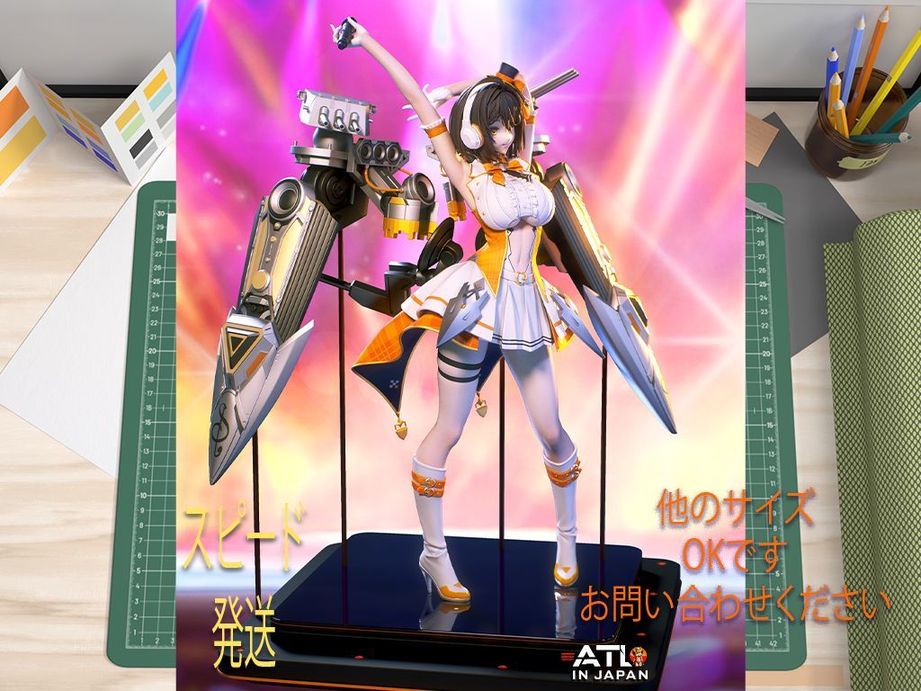 ガレージキット 1/7 Singing Lady BK 未塗装未組立 フィギュア **在庫