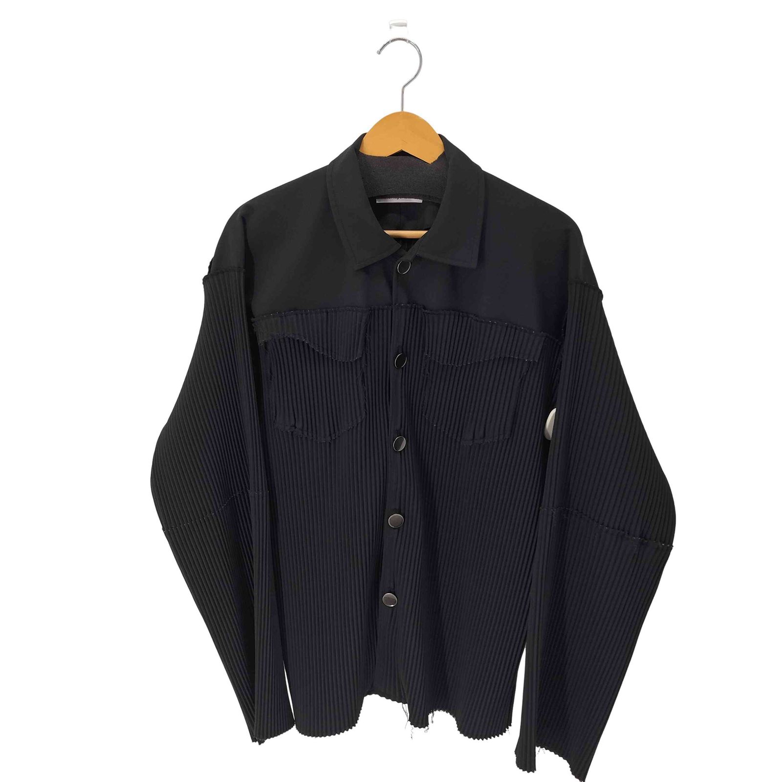 コトハヨコザワ kotohayokozawa 別注 PLEAT SHIRT JACKET プリーツ