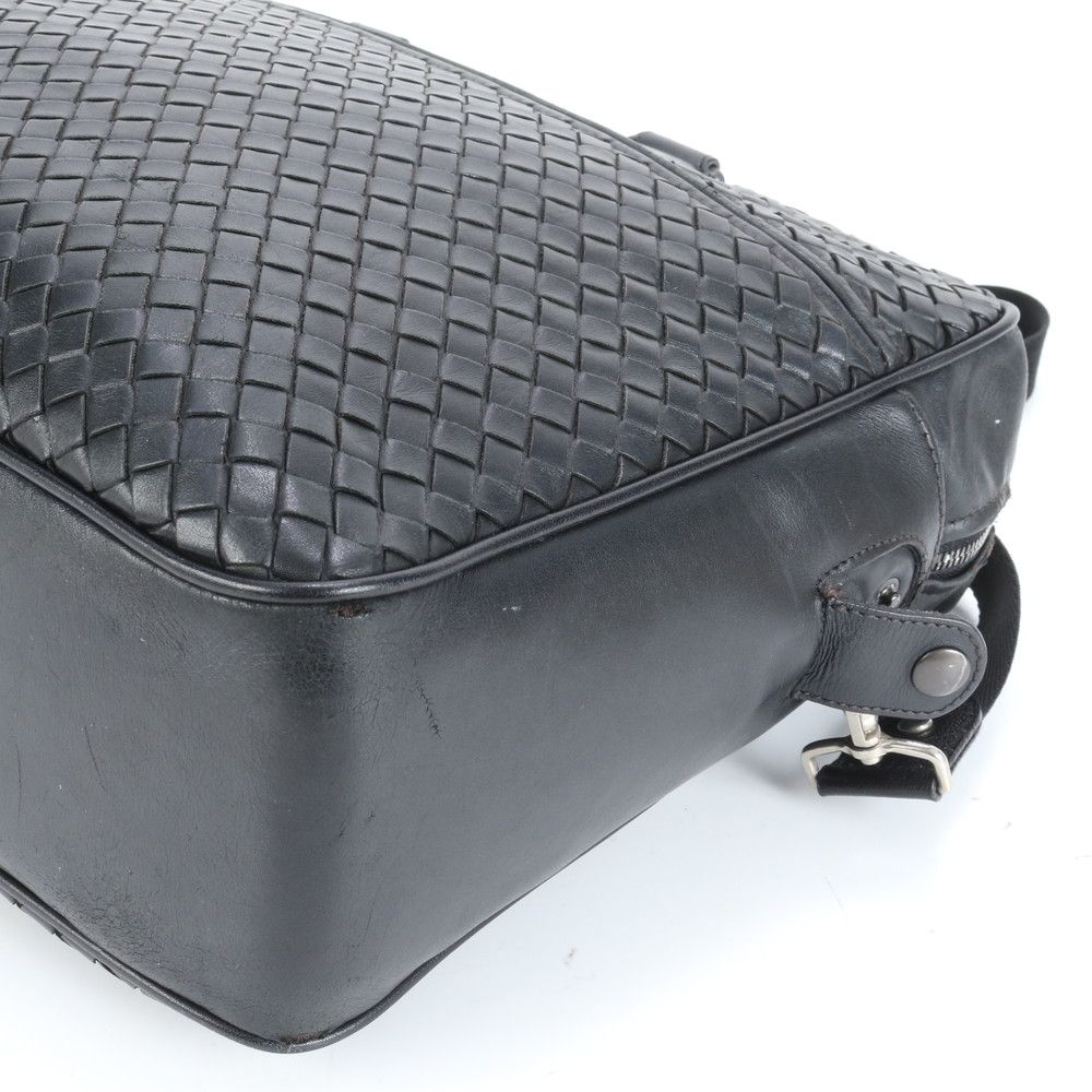 ボッテガヴェネタ イントレチャート 編みこみ レザー キーケース