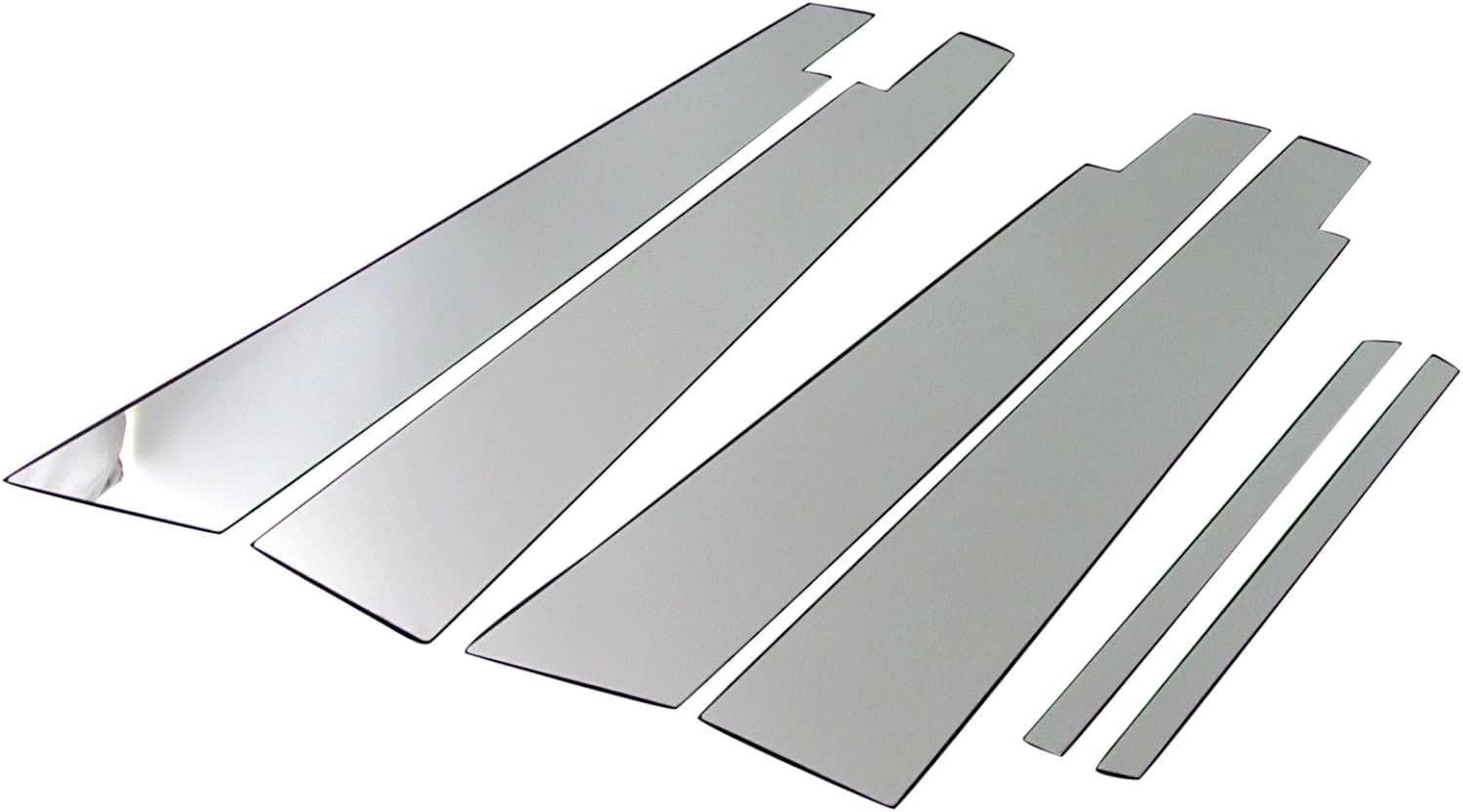 BRIGHTZ レクサス ES300 ES330 超鏡面ステンレスメッキピラーパネル 6PC バイザー有用 【 PIL－SIL－120 】 ES 300 330 30 LEXUS