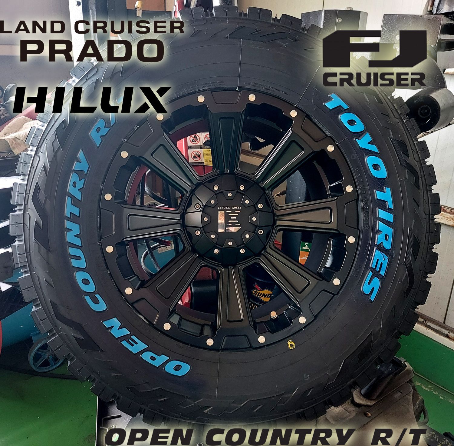 プラド ハイラックス サーフ FJクルーザー H3 17インチ LEXXEL DeathRock デスロック TOYO OPENCOUNTRY RT  265/70R17 265/65R17 285/70R17 タイヤホイールセット レクセル - メルカリ