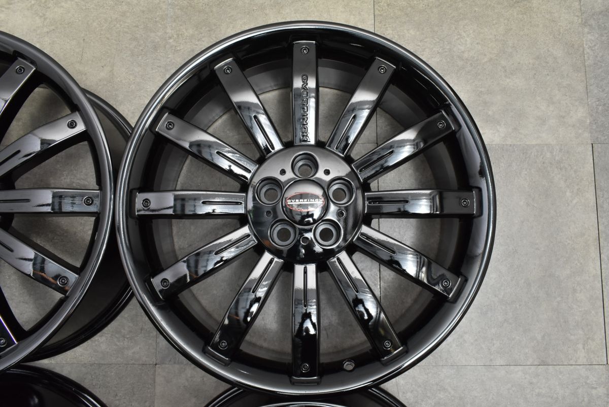 OverFinch TIGER 22in 9J 45 PCD120 グロスブラック 4本 ランドローバー レンジローバー スポーツ ディスカバリー ディフェンダー FFCRYSTALESIA_COM