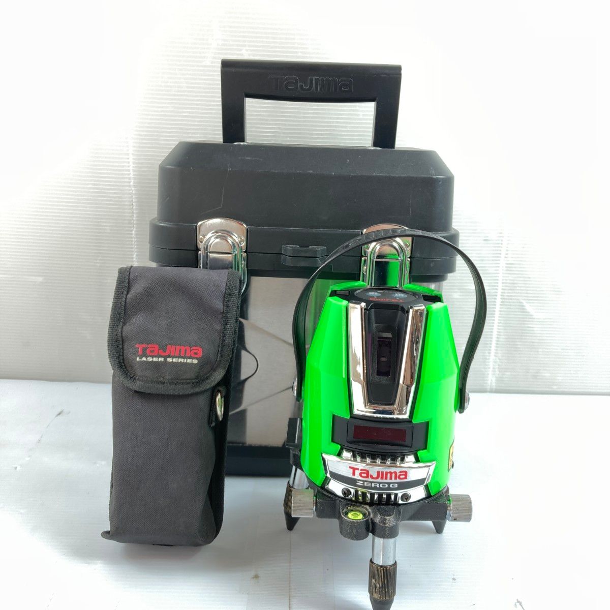 ＊＊TAJIMA タジマ グリーンレーザー墨出し器 TYZ縦横-地墨 ゼロジー 受光器 ケース付属 ZEROG-KYR グリーン