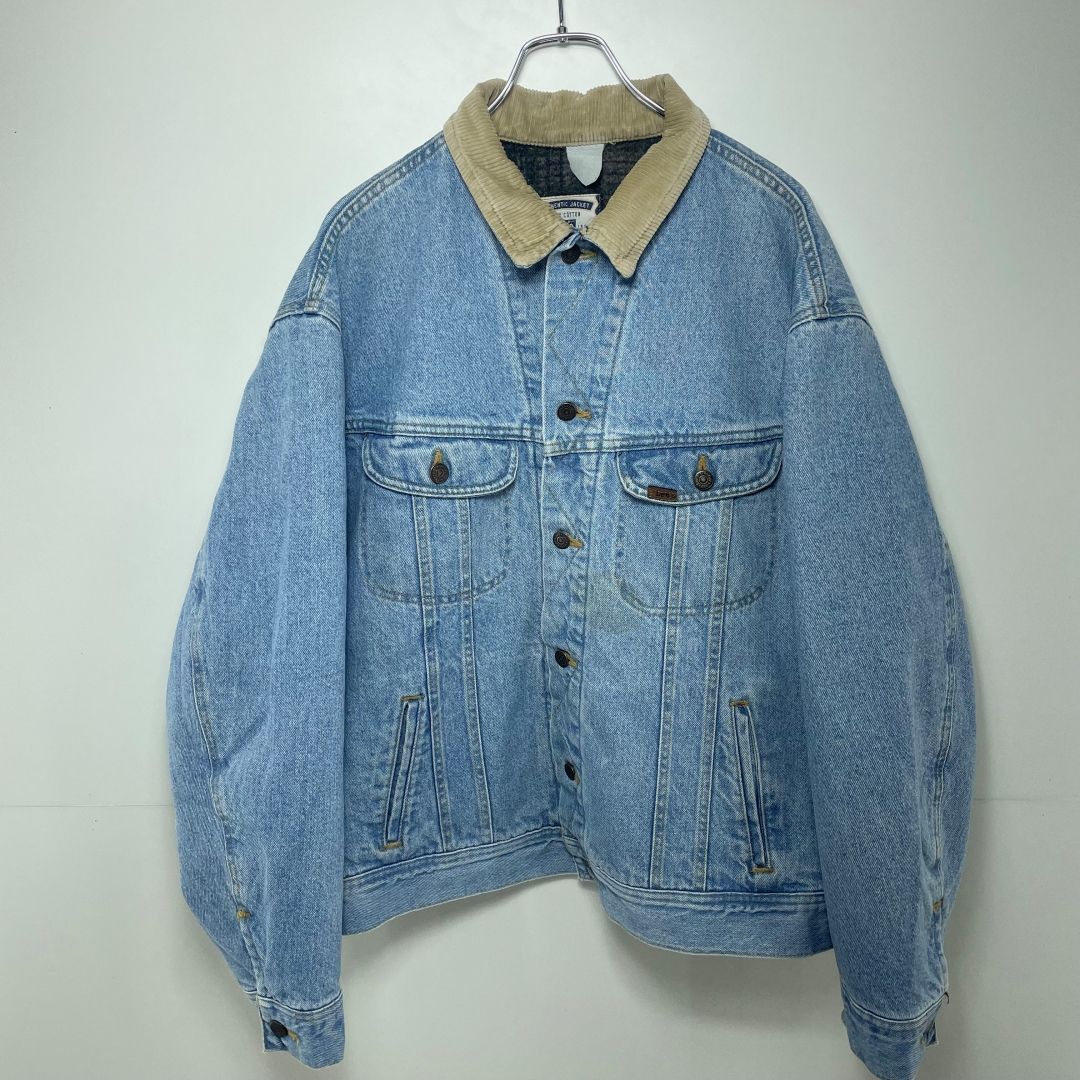 US古着・90's】Lee AUTHENTIC JACKET デニムジャケット Gジャン 総裏地