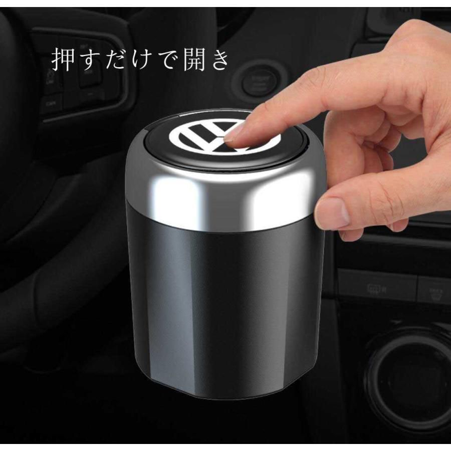 新品！高級感 フォルクスワーゲン VW 灰皿 自動車用灰皿火消し タバコLED付 車用収納 ☆全車種対応 GOLF GTI　シロッコ　ポロ　ビートル　 ルポ パサート