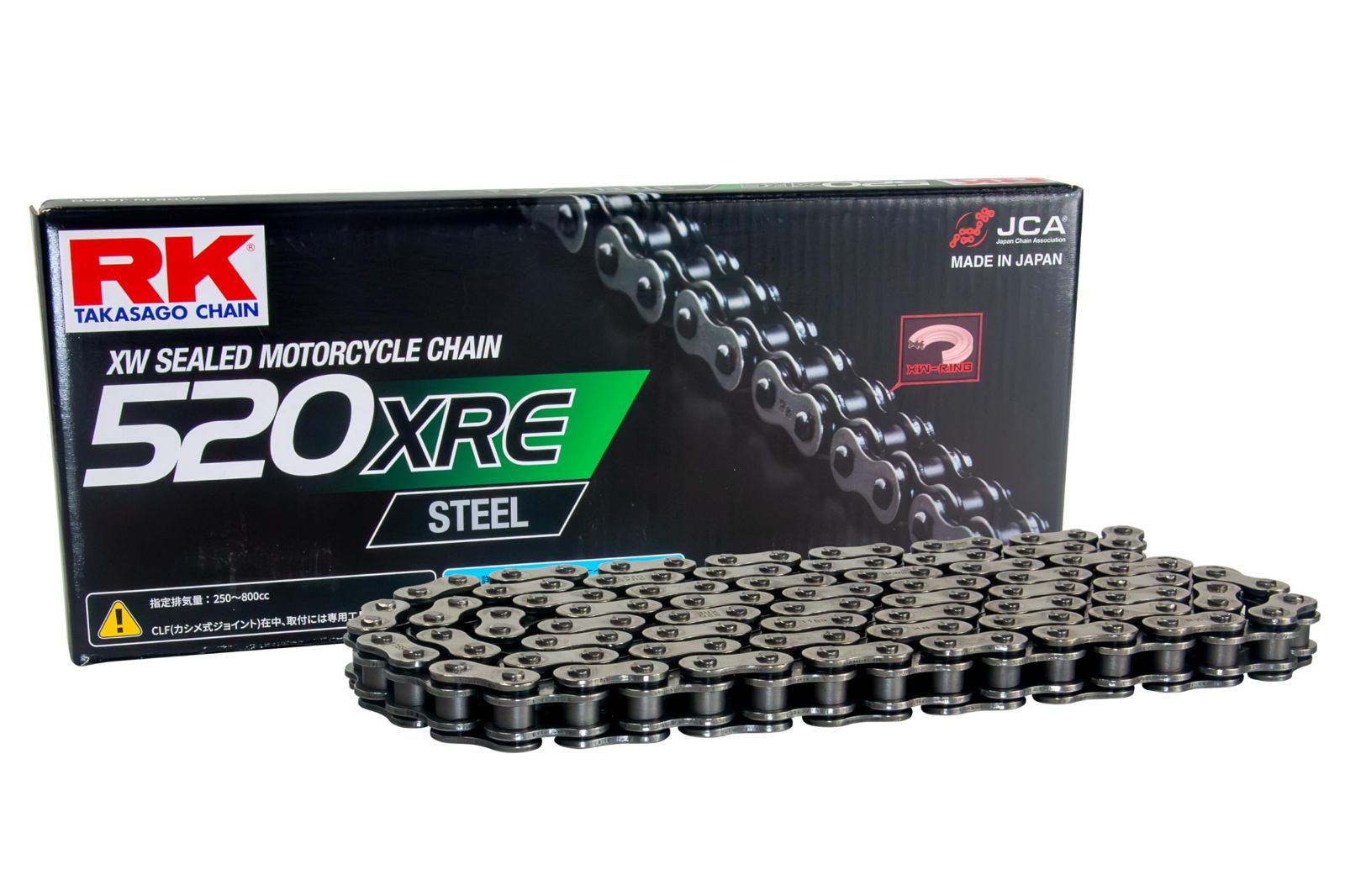 アールケー RK バイク用チェーン STEEL スチール 520XRE 100L