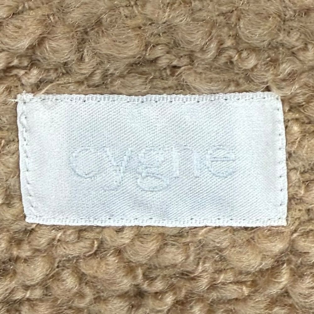 美品✨　cygne モコモコジャケット　ノーカラー　金ボタン　ダブル 0 美品 クリーニング済み cygne シーニュ 金ボタン ノーカラー