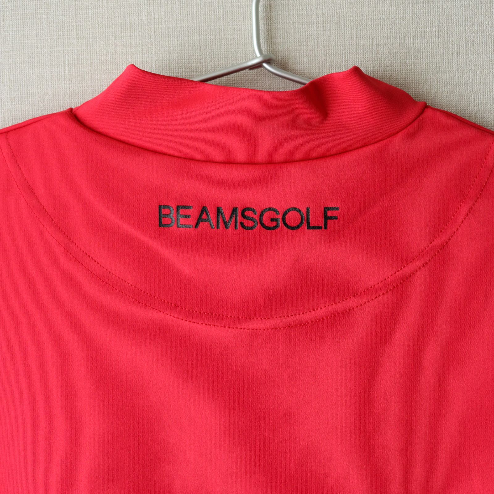 【新品未使用】BEAMS GOLF Mサイズ サイドロゴ モックネック 