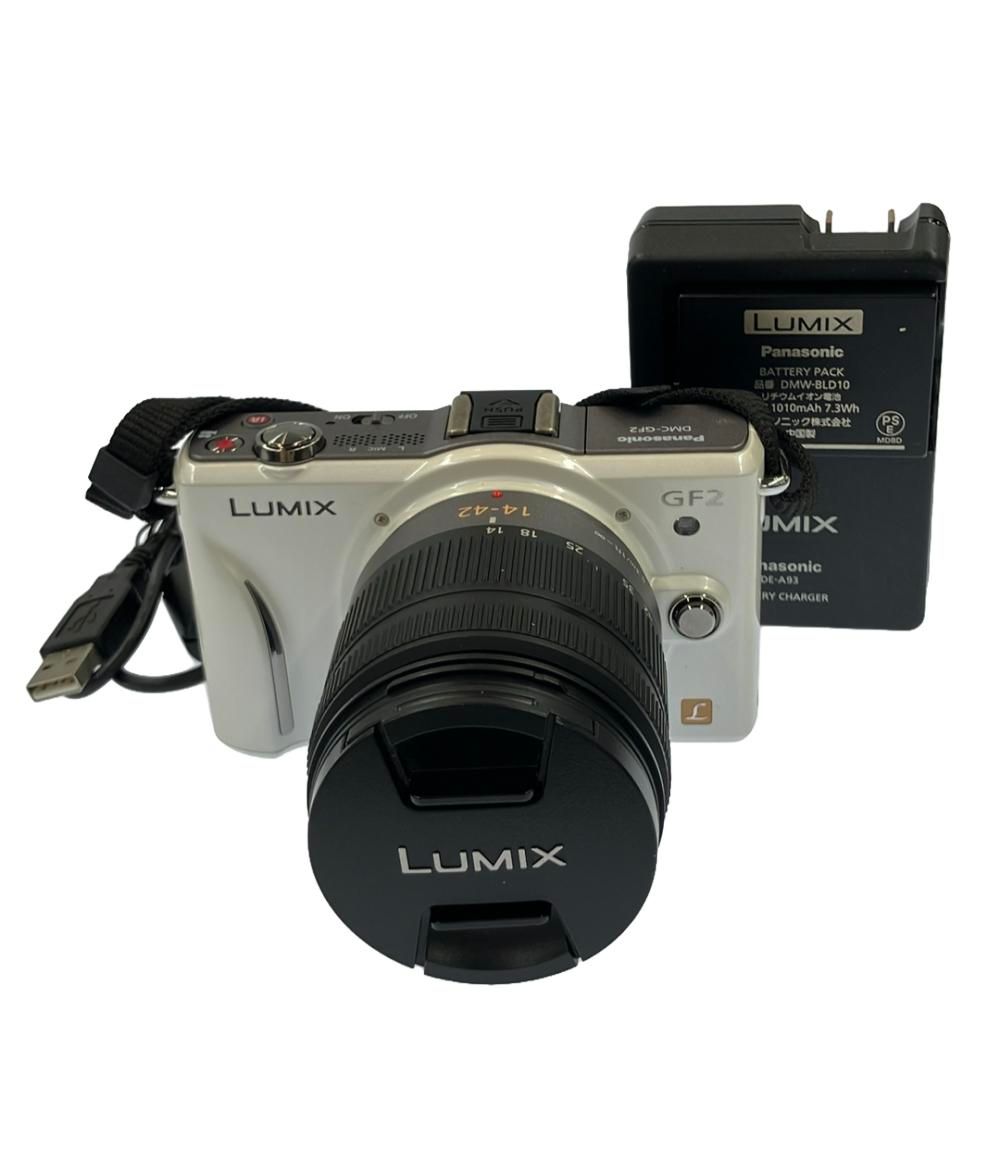 訳あり 動作品 Panasonic DMC−GF2 中古】Panasonic パナソニック LUMIX DMC-GF2 ホワイト + LUMIX
