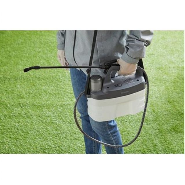 アイリスオーヤマ 充電式 噴霧器 JF-4000 ホワイトグレー USB Type-C 除草 容量4L 害虫駆除 雑草 駆除 水やり 電動 園芸 ガーデニング