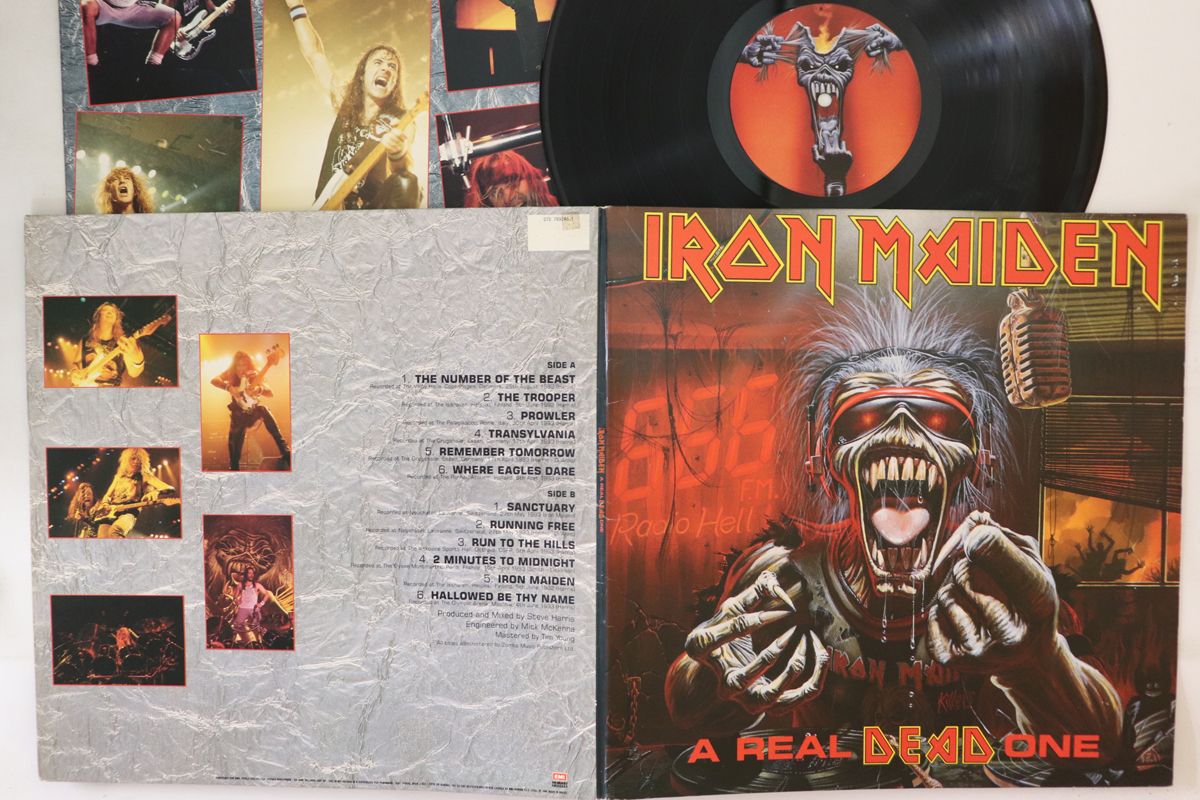 ブラジルLP Iron Maiden A Real Dead One 0707892481 EMI |00400