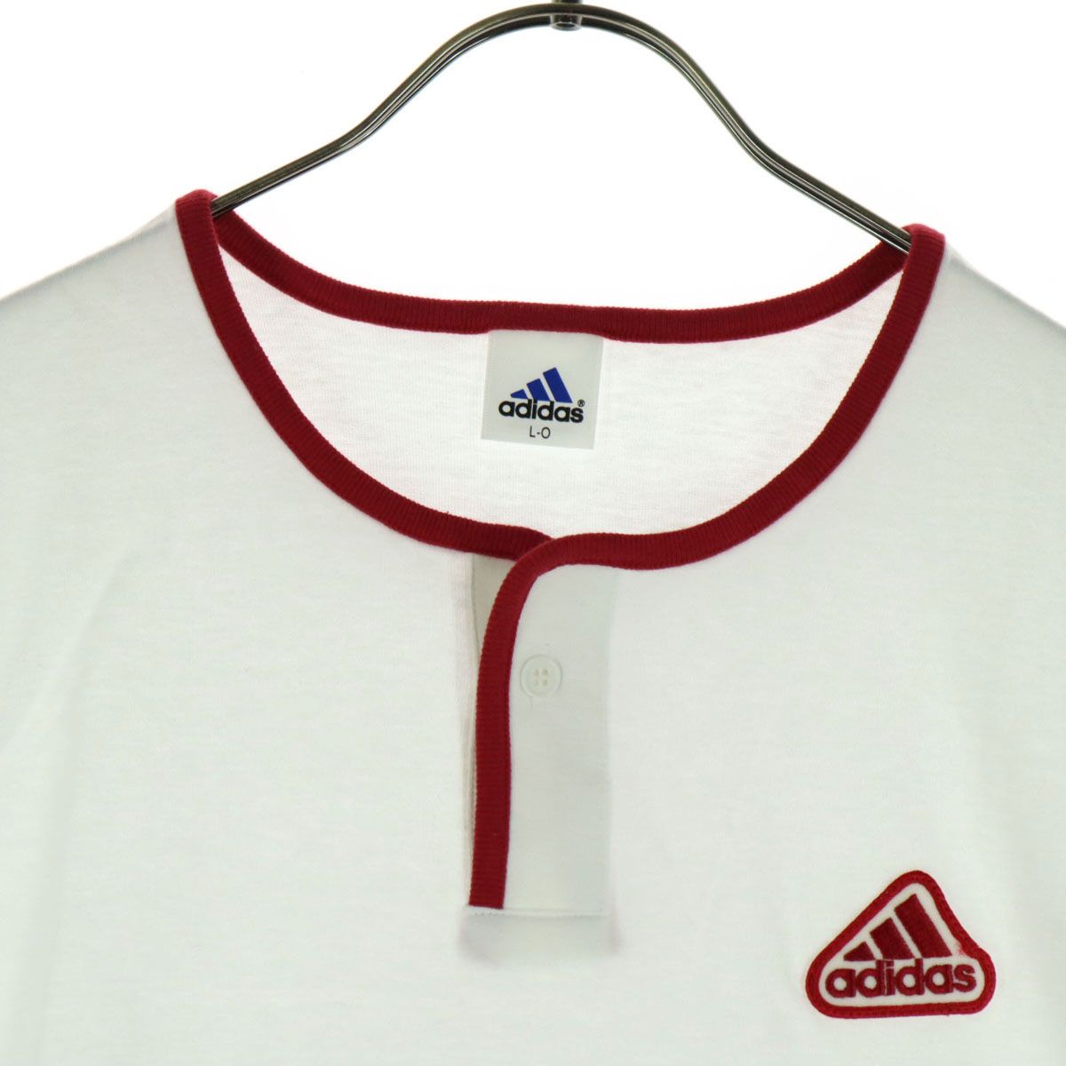 アディダス 70-80s デサント製 リンガー Tシャツ L ヴィンテージ 古着 アディダス 70-80s デサント製 リンガー Tシャツ L ヴィンテージ
