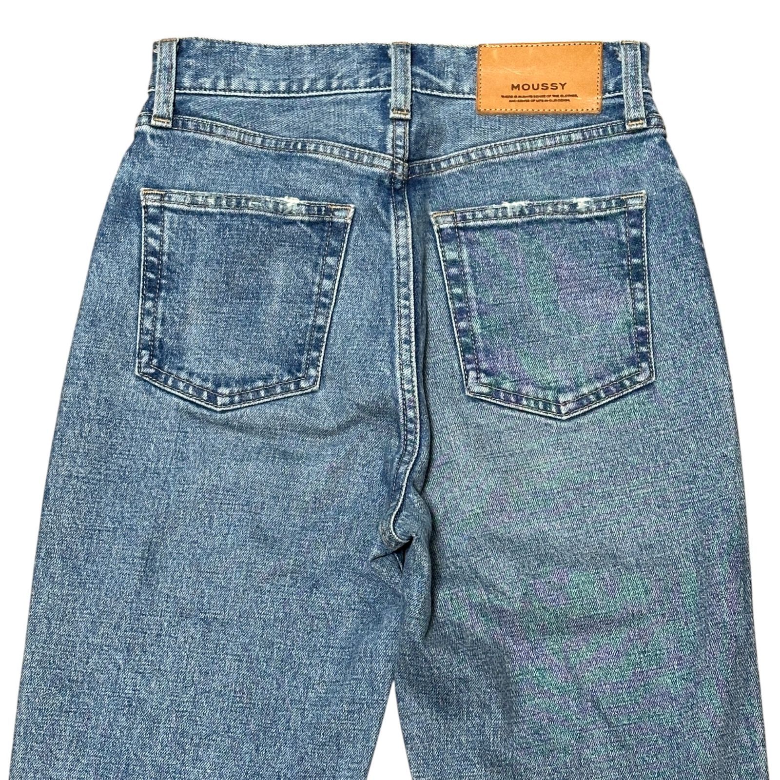 MOUSSY MVS FLARE ストレッチ ハイウエスト ブーツカットデニム