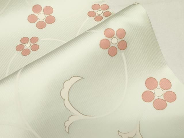 九寸開き名古屋帯 草花文