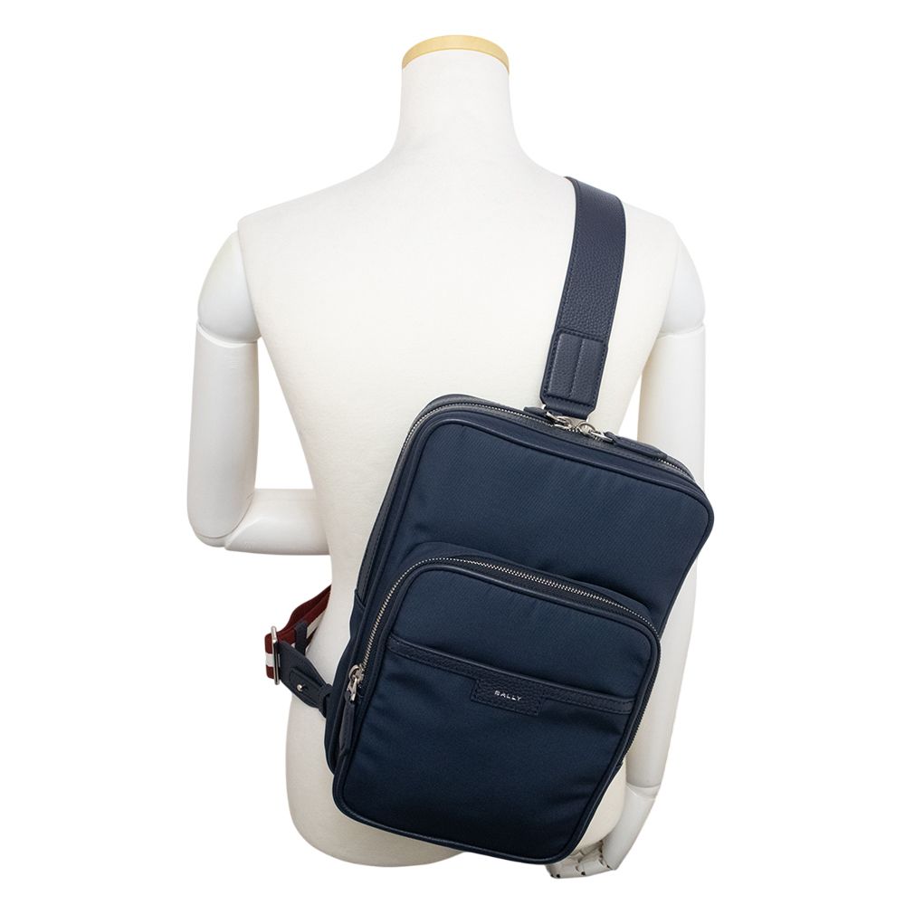 ネイビー シルバー金具