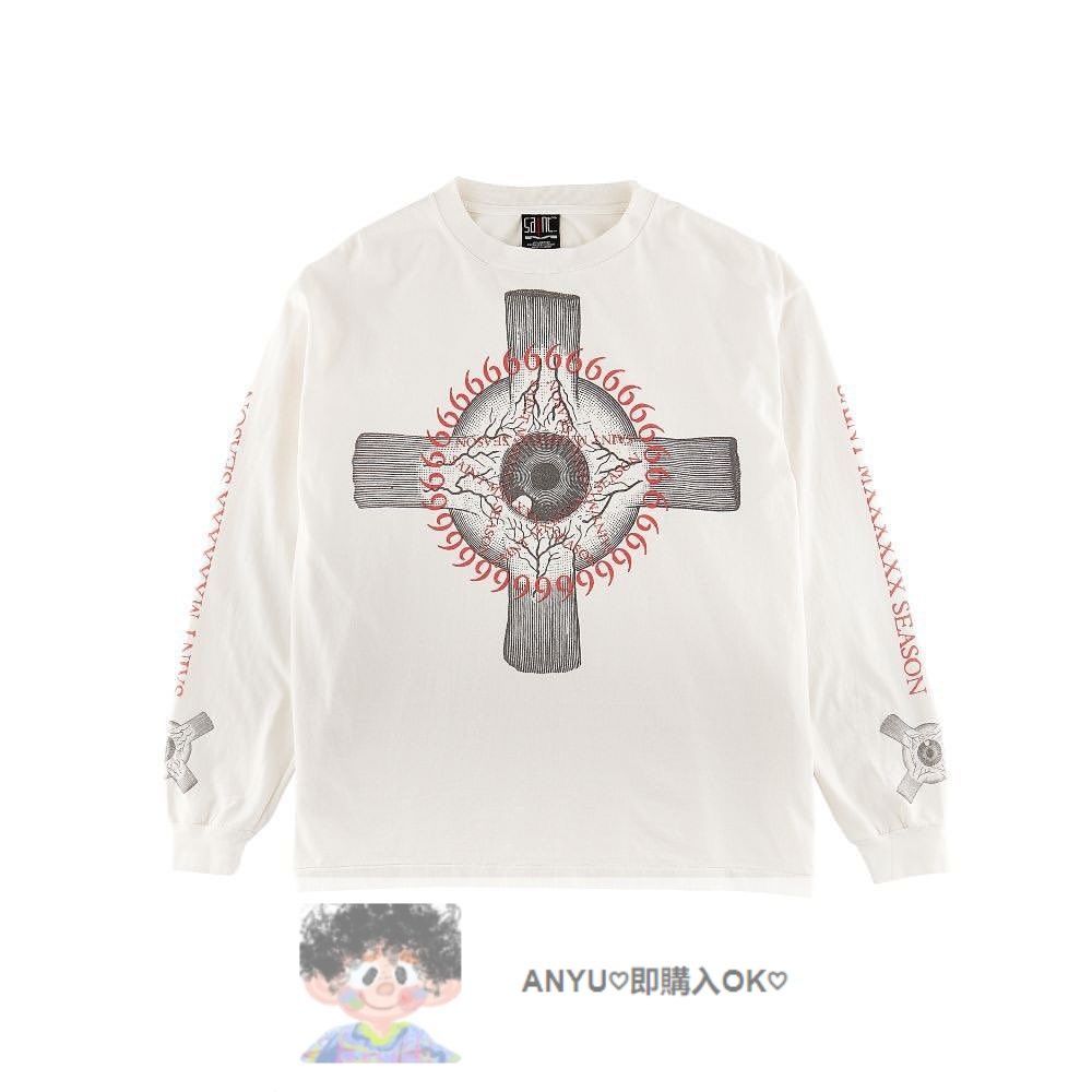 ♡新品♡ SAINT MICHAEL 23ss EYEBALL LS TEE セントマイケルパーカー 