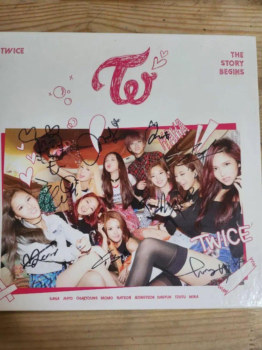 TWICE☆直筆サイン入り・日本アルバム「BDZ」CD twice TWICE BDZ