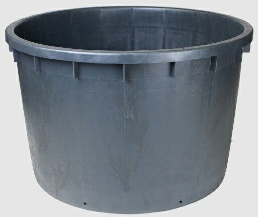 超大型 ナーセリーポット RP 121 直径121φ105ｘH 80 cm ～容量700 L 底穴無し加工可 大型 植木鉢 生産者ポット 庭木 貯水タンク