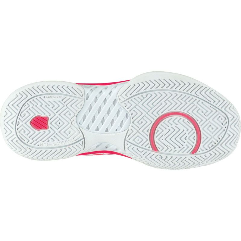 DUNLOP ダンロップ ハイパーコート エクスプレス 2 ウイミン 硬式テニス シューズ テニスシューズ KS96613182 ホワイト×パープル