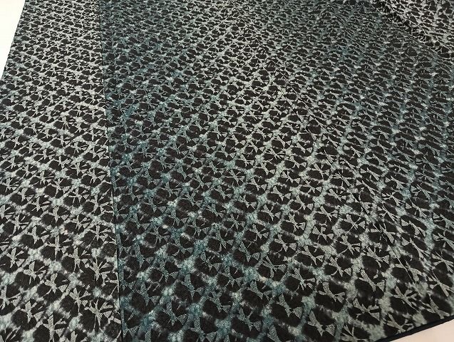 平和屋着物○上質な紬 総絞り ロング丈 正絹 逸品 AAAU4345np