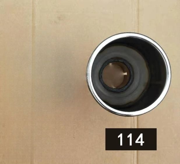 トヨタ マークX GRX130 GRX133 前期中期 2色選択可 2009ー2016年マフラーカッター テールパイプ デュアル出し サイド2個 60-114mm FFCRYSTALESIA_COM