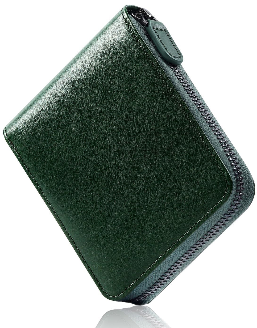栃木レザー 本革 財布 財布 二つ折り YKK ラウンドファスナー 財布 一流の革職人が作る 折り財布 BOX型小銭入 2つ折り スキミング防止 ふたつおり 折りたたみ財布 メンズ 薄型 厚くならない 父の日 DOOMUS 一粒万倍日 天赦日 虎の日 新