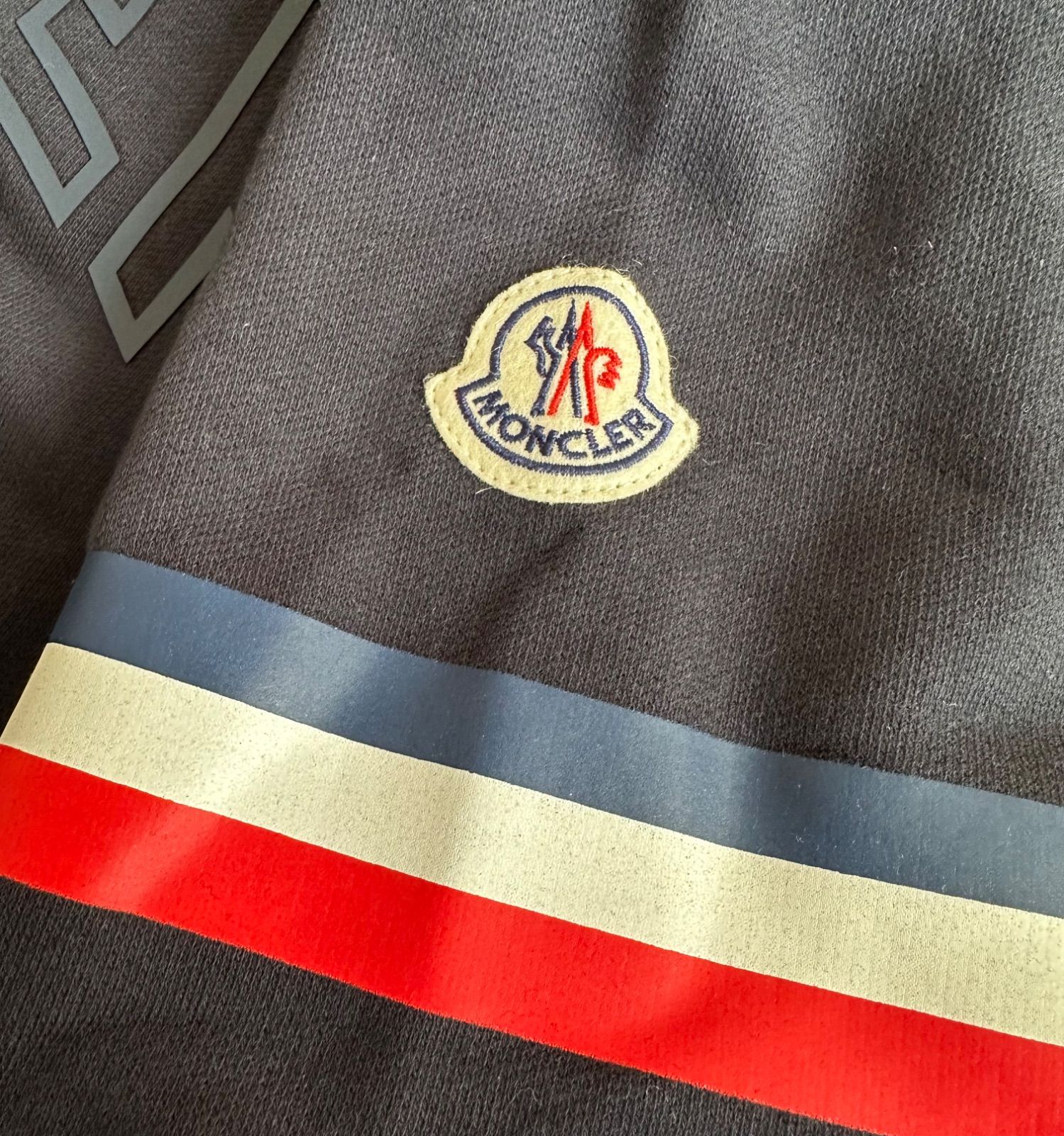 廃盤　MONCLER ネイビー トレーナー　コンバット　肘当 廃盤 MONCLER ネイビー トレーナー コンバット 肘当 廃盤MONCLER