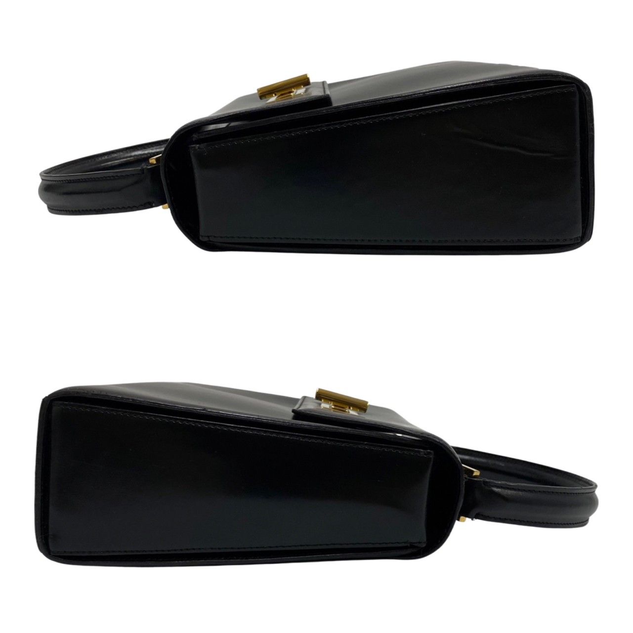 美品 CELINE セリーヌ ヴィンテージ ロゴ ターンロック 金具