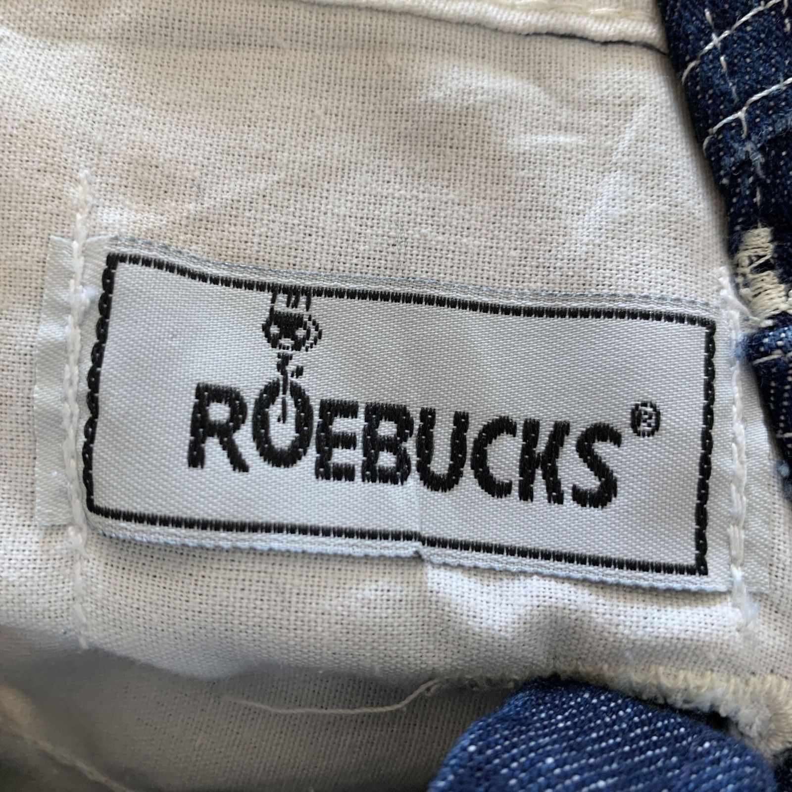 80's sears ROEBUCKS OVERALLオーバーオール古着 USA古着 80s Sears ROEBUCKS デニム オーバーオール M程度