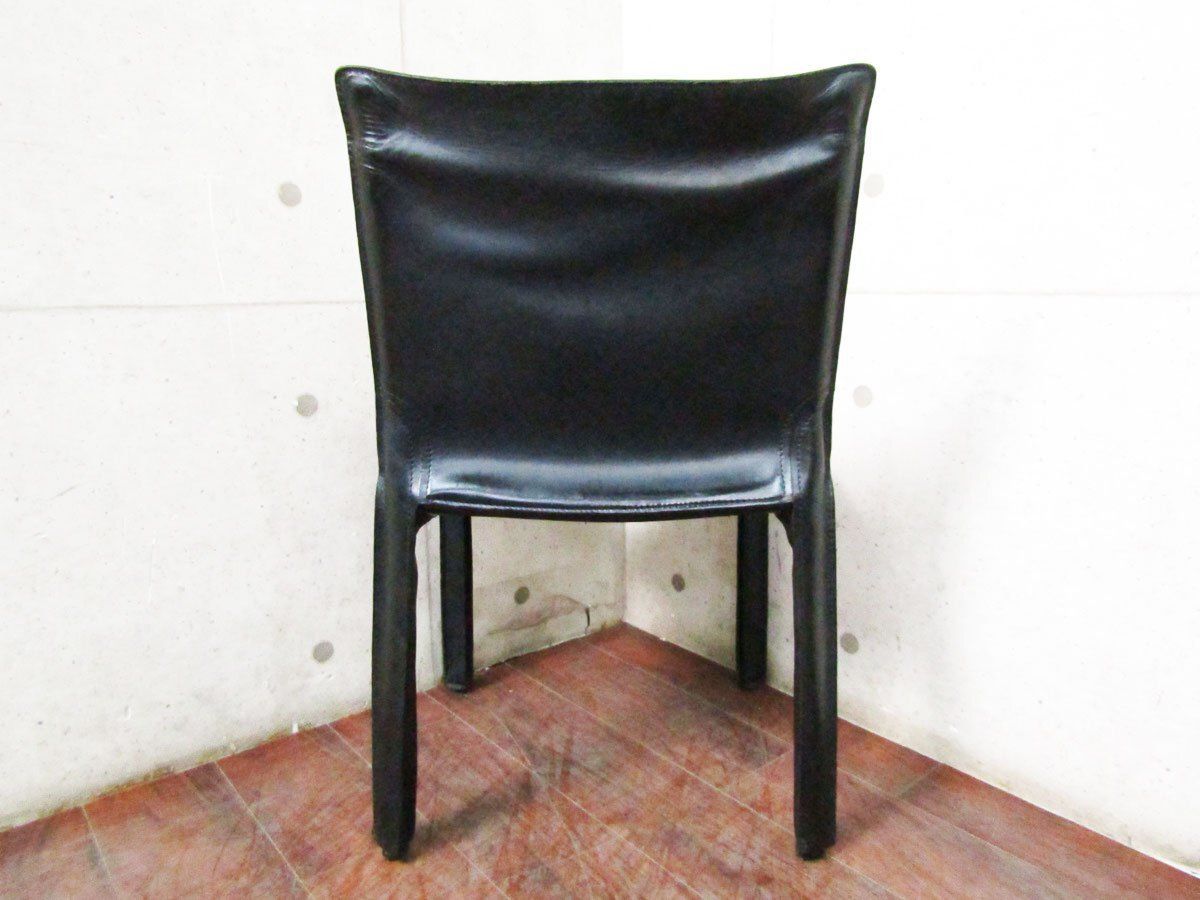 カッシーナ cab412 黒 ダイニングチェア 本革 C カッシーナ cab412 黒