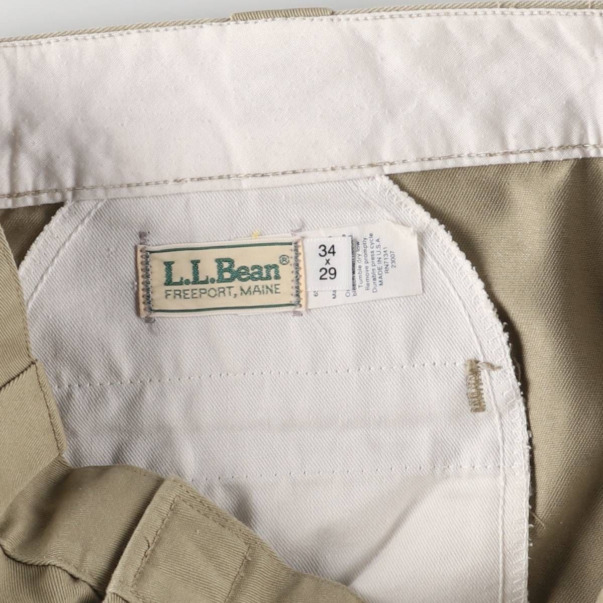 90s llbean dickies ディッキーズ　エルエルビーン　usa 古着 80年代 エルエルビーン L.L.Bean Dickies 874 ワークパンツ USA製
