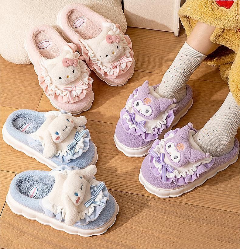 マイメロディ MY MELODY 超暖かい 秋冬用 ルームシューズ