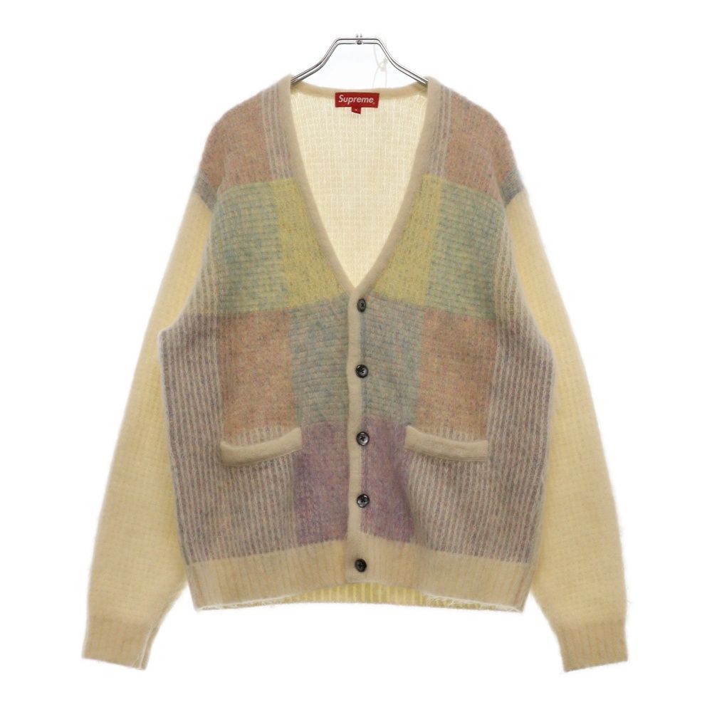 トップス Supreme 22SS Brushed Grid Cardigan Brushed Grid Cardigan | Supreme 22ss