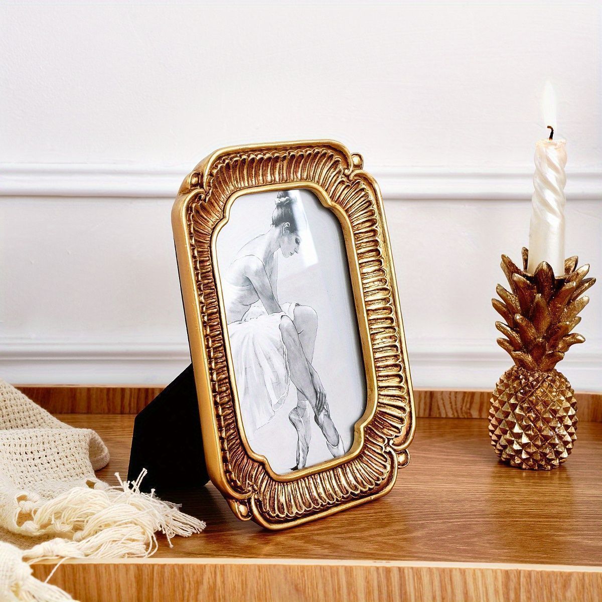 装飾的な茶色のテーブルフォトフレーム95IM-14531 artipur COTTAGE フォトフレーム ミニ 写真立て / flower 全8種