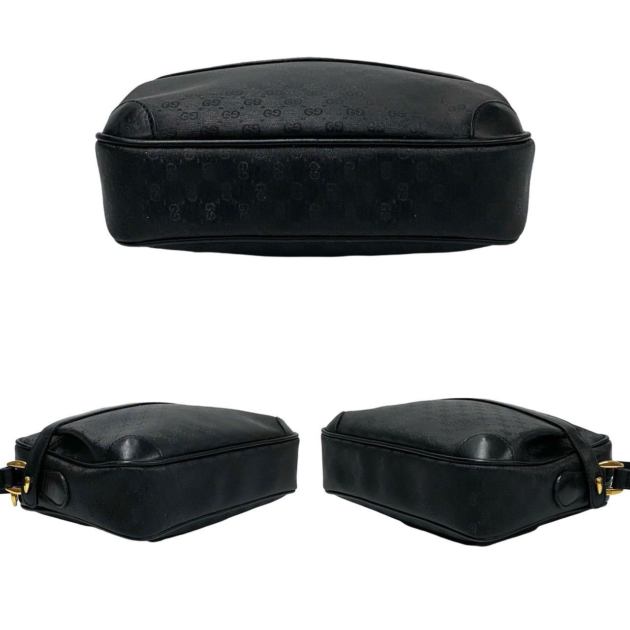 極 美品 袋付 GUCCI グッチ オールドグッチ ヴィンテージ マイクロGG  