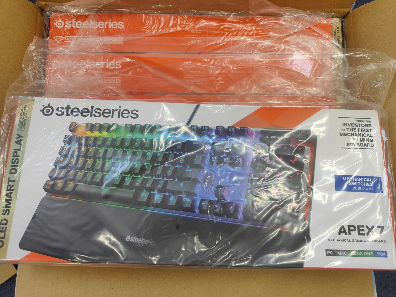 steel series APEX7 青軸 日本語 64772 5個セット Amazon.co.jp