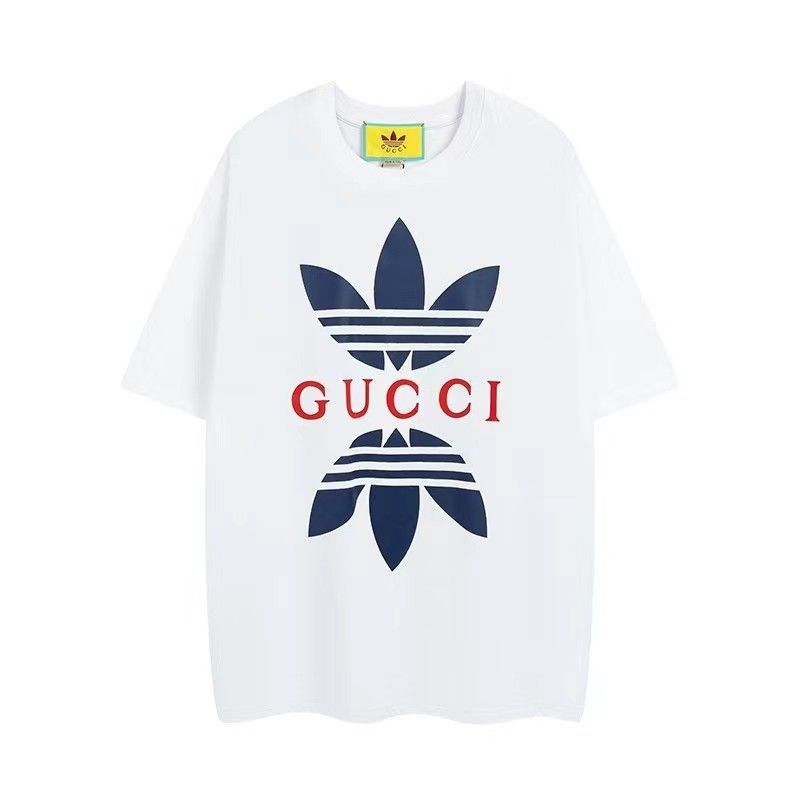 《GUCCI》GUCCI x ADIDAS コットン ジャージ Tシャツ  XS ~ L