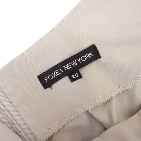  FOXEY フォクシー スカート ストレッチタフタ ベージュ 24901 サイズ 40 235067 その他 スカート