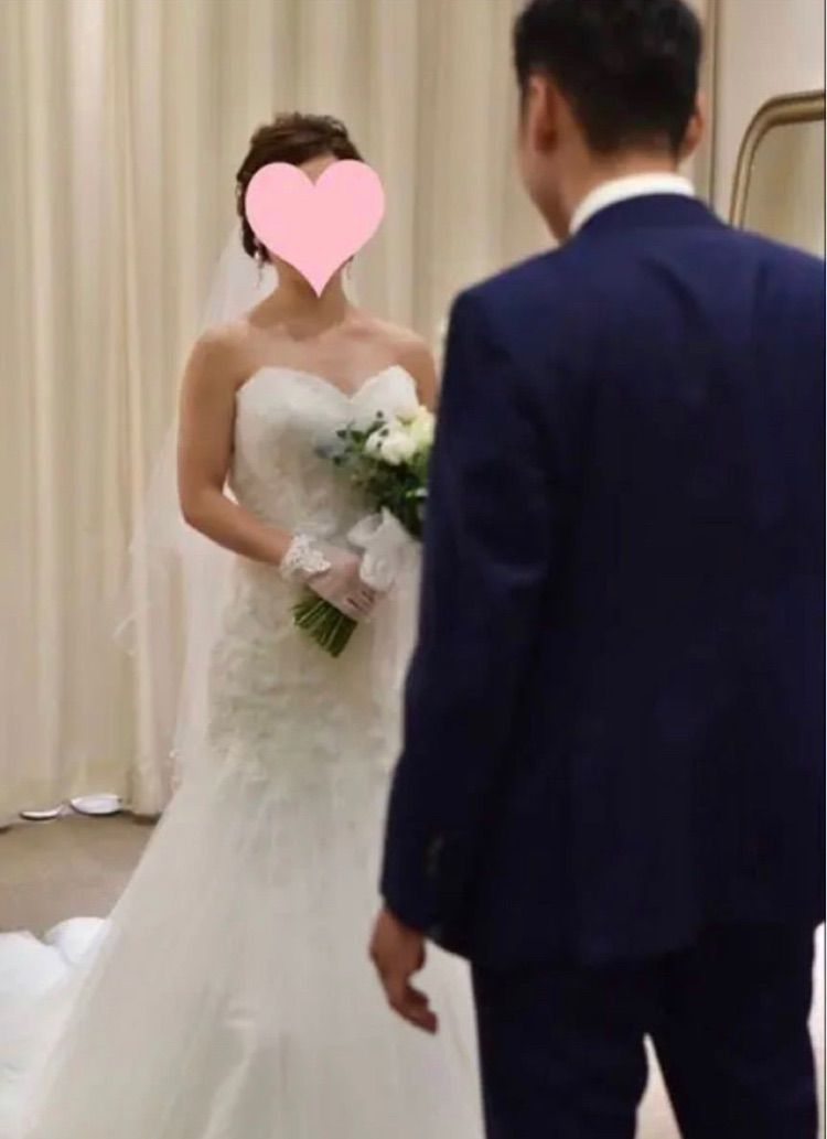 専用パニエ付き☆マーメイドウェディングドレス 前撮り 結婚式 フォト