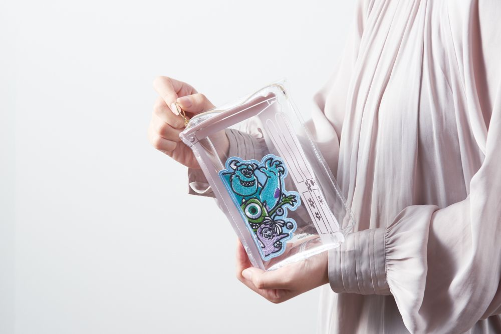 ディズニー　セトクラフ　　　　小物入れ　レア ディズニー 小物入れ ポーチ 新商品 刺繍 クリアポーチ サリー＆マイク