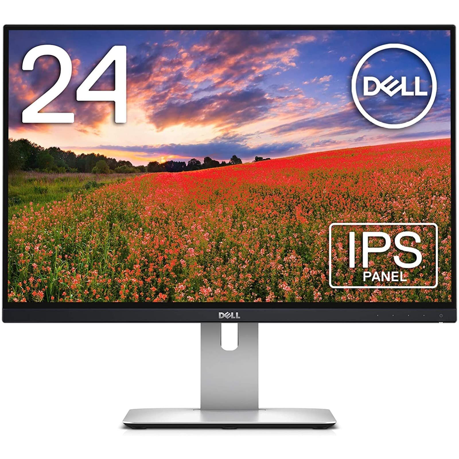 【人気商品】Dell モニター 16:10 【整備済み品】 24インチ U2415/広視野角/フレームレス/WUXGA/IPS非光沢/フリッカーフリー/DP，mDP，HDMIx2/高さ調整/回転(整備済み品)