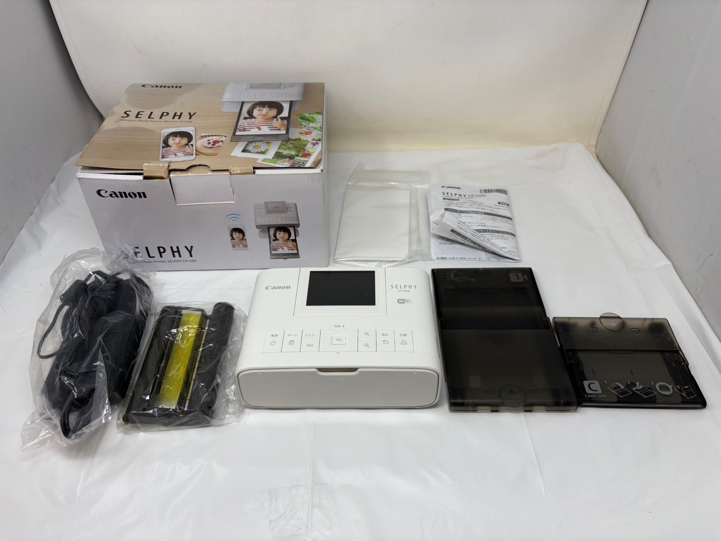 その他 Canon CP1300(WH) Amazon.co.jp：キヤノン SELPHY CP1300 カラー (ホワイト