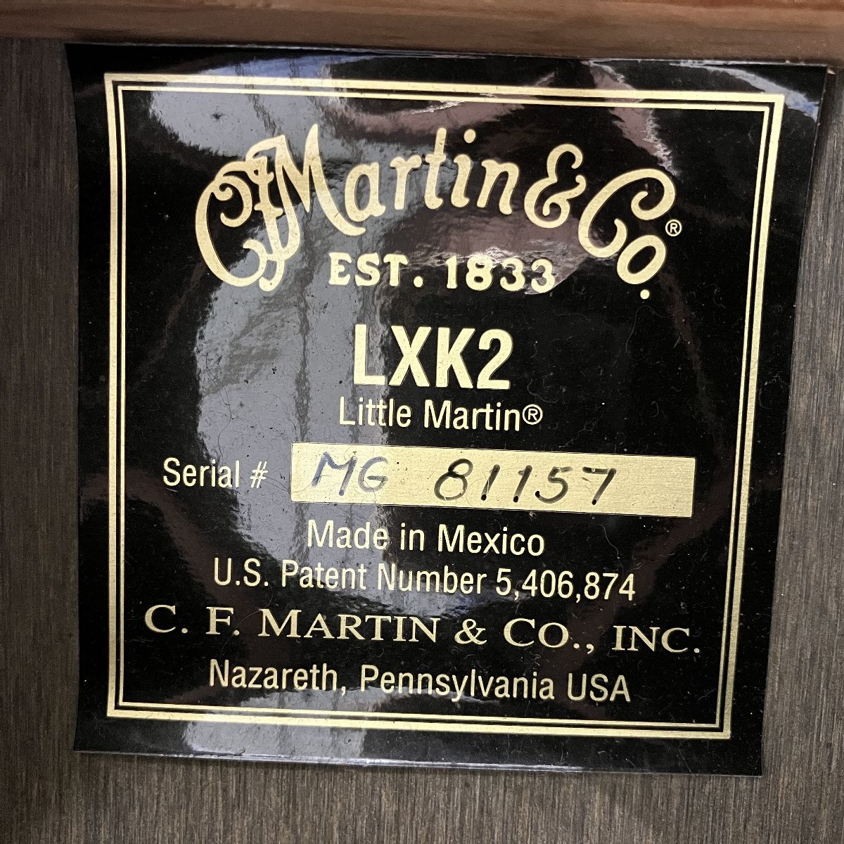 Martin Little Martin LXK2 ミニ アコースティックギター 弦楽器 Y10469094